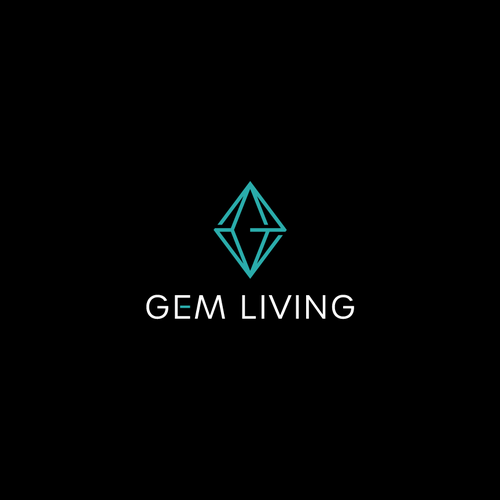 Geometrical, minimalist, modern brand design for Gem Living Design by KUBO™