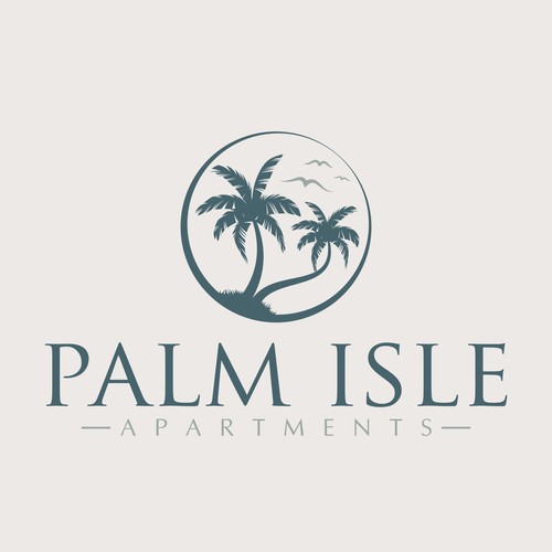 Rebrand/Redesign the logo for Palm Isle Apartments!! Design by DUDS@15