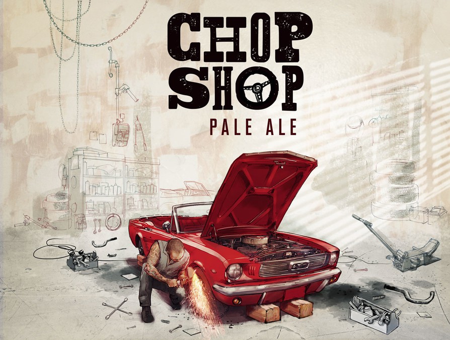 Design An Awesome Edgy Graphic For Our New Brew Chop Shop Pale Ale