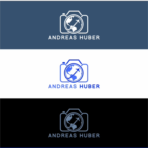"Minimalistisches Logo für Weltreisen und Fotografie kombiniert." winning Logo design by DesBayy