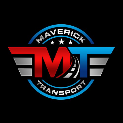 Bold logo for Maverick Transport Design by CZRxMNLNG