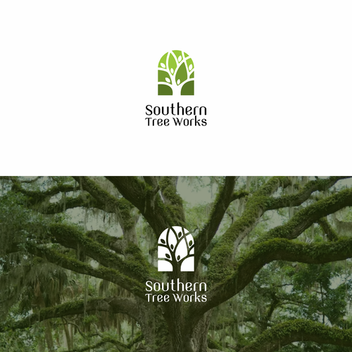 sleek and professional logo for a tree business Design by : : Nens : :