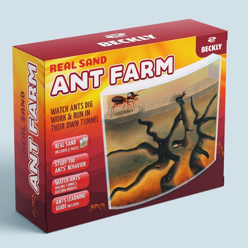Eye Catching Ant Farm Box Design Design by Radmilica