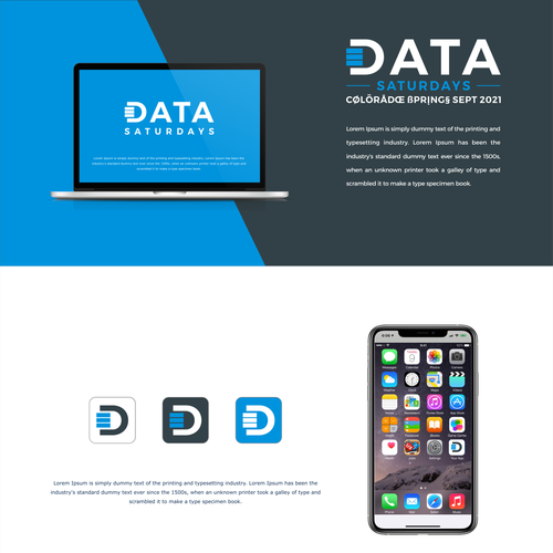 Data Saturdays Event Logo - Community Driven, Collaborative Design von Black_Ant.