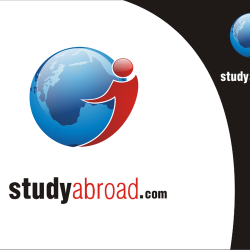 Attractive Study Abroad Logo Réalisé par kirans