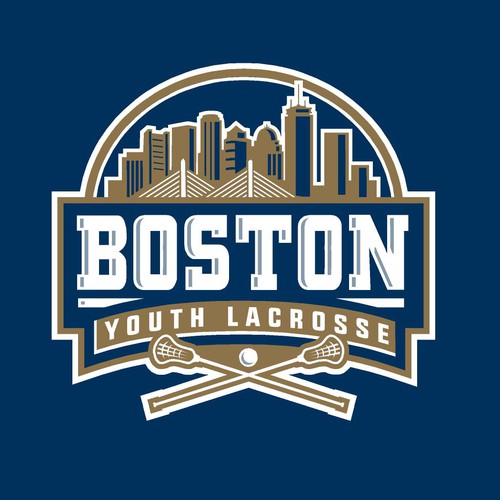 Boston Youth Lacrosse Team Needs A Logo w/ Boston SkylineShadow