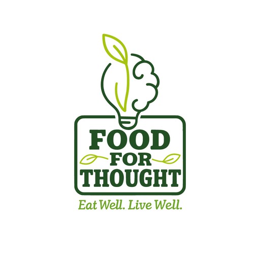 Fresh, Playful Island-Inspired Logo for Food For Thought – Organic Café & Market in the Florida Keys Design by marianaa