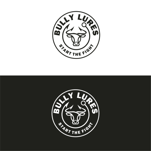 When Bulls and Lures Collide Logo Design Design by yosh_