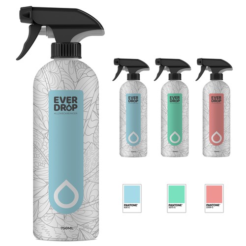 Premium Spray Bottle and Packaging for Cleaning Supplies Design réalisé par gs-designs