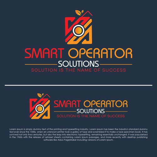SOS, Smart Operator Solutions logo design Design by multigraphicz™