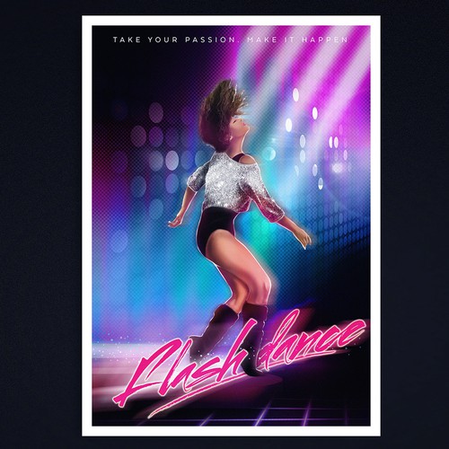 Create your own ‘80s-inspired movie poster! Design by ultrastjarna