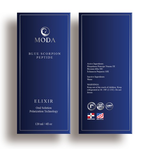 コンペ「MODA - Luxury, lifestyle packaging design.」のデザイン by intanamirさん 