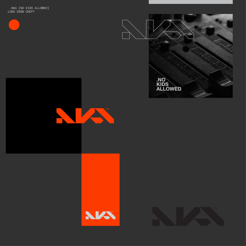 DJ Name Logo Needed for Marketing- NKA (No Kids Allowed) Design by duskbitz