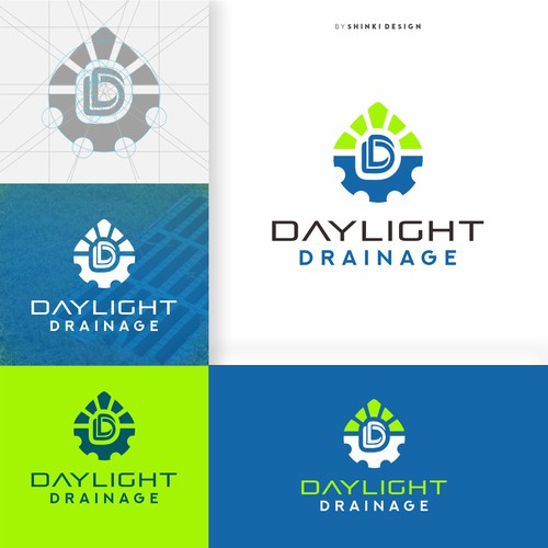 Brand launch for Drainage Services company in Pacific NW Design by Shinki design