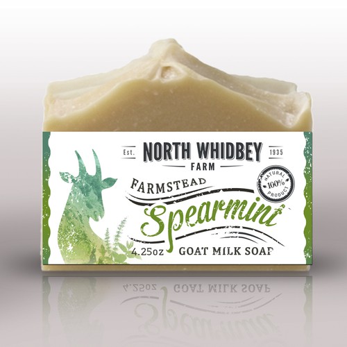 Design di Create a striking soap label for our natural soap company with more work in the future di BrSav