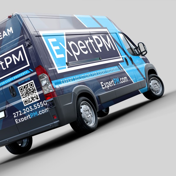 Design by icon89GraPhicDeSign titled "Creative and Bold van wrap"