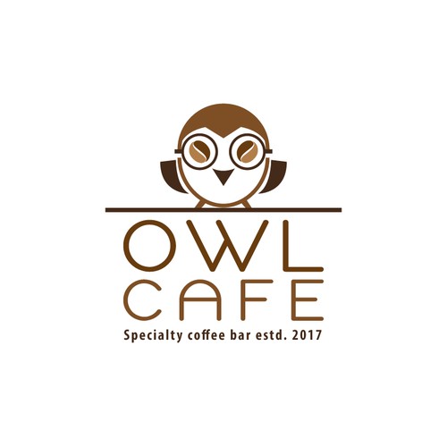 a new coffee shop logo design "owl cafe" Diseño de Nimo Studios