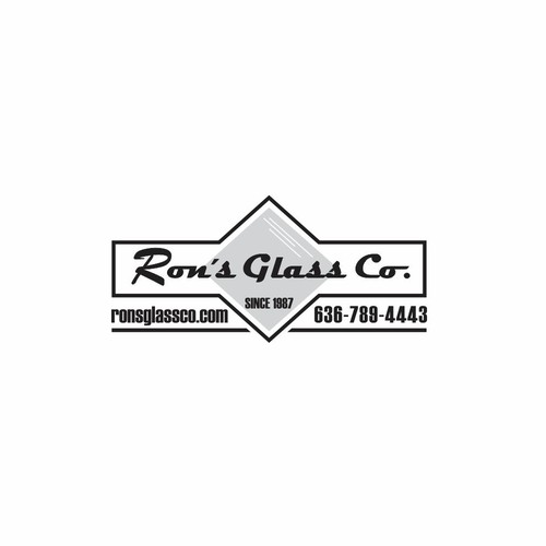 "WANTED: Updated Vintage Logo for Glass Company established in 1987" winning Logo design