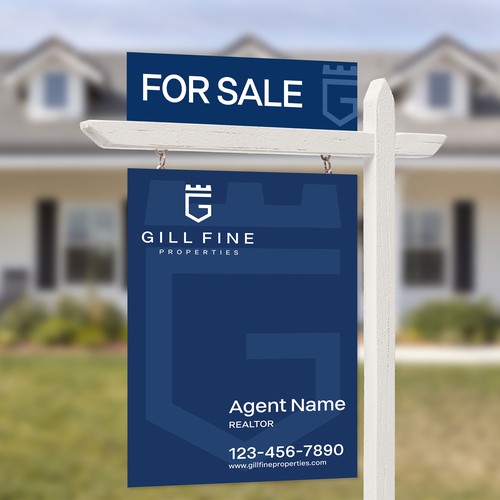 Design yard signs for up and coming luxury real estate brokerage Design by SoftSkills