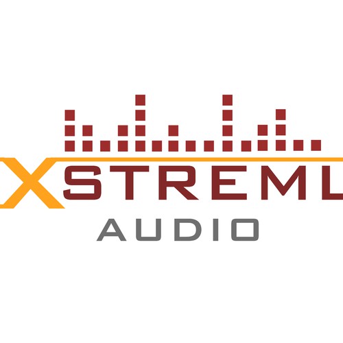 logo for Exstreamly Audio Design by Shubham247