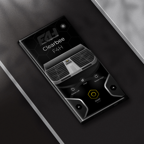 App for a window cleaning drone Design by V888