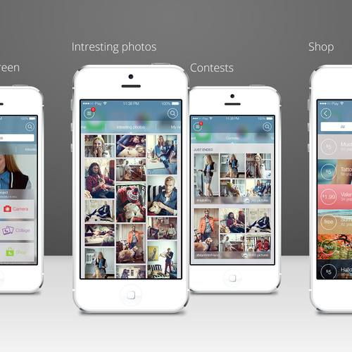 Award winning design for best in class mobile app PicsArt Design by Martin Zagawa