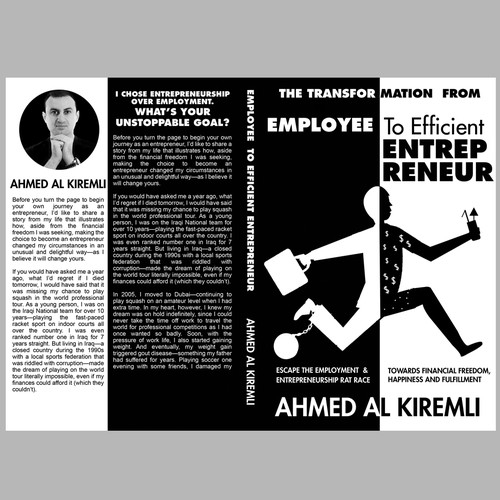 Design a Simple & Innovative Book Cover for the Transformation from Employee to Efficient Entrepreneur Design by DezignManiac