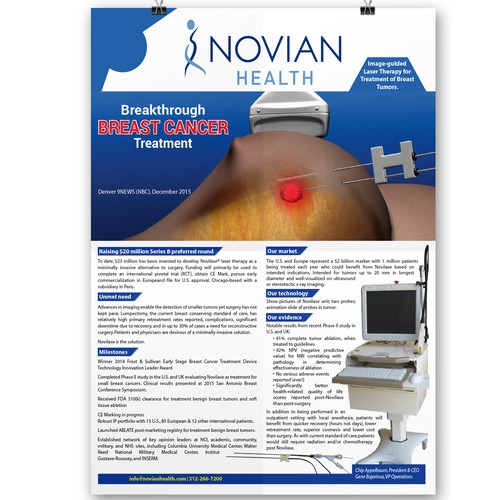 Novian gets European marketing approval for Novilase Breast Therapy