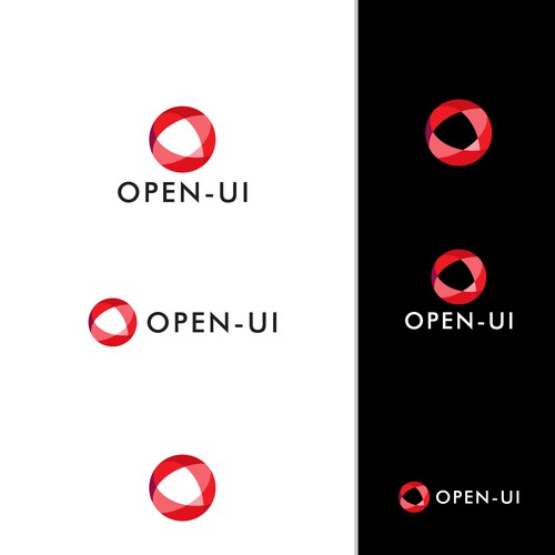 Gewinner des Wettbewerbs „OPEN-UI - 通信インフラの工程管理システム - のサービスロゴをデザインしてください。“ in der Kategorie Logo von ExclusiveDGN