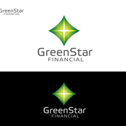 Premium Vector  Green star logo design template