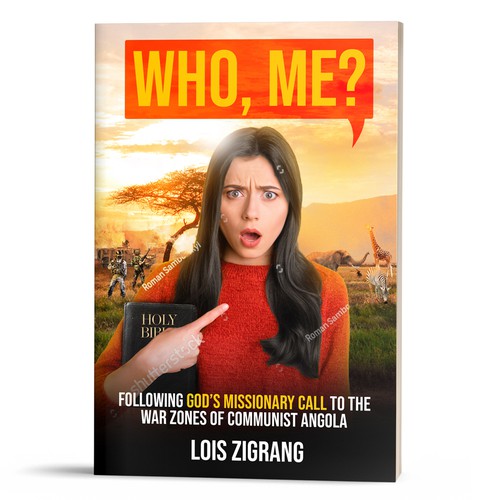 Create an Awesome Nonfiction Book Cover about a Missionary in War-Torn South Africa Design by EPH Design