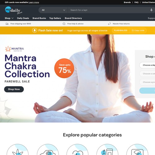 Revamp our e-com website! Design by Next Design