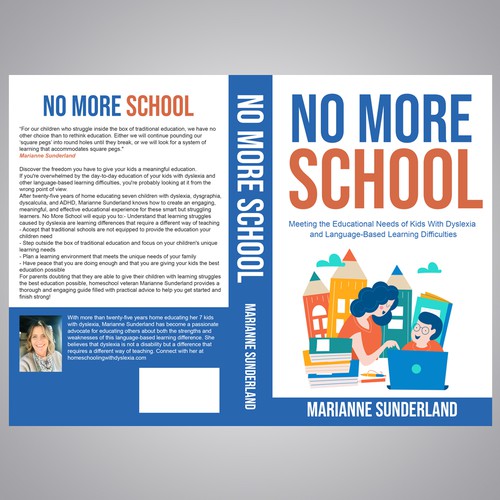 Book cover needed for book on outside the box education Design by fizzaazharkhan