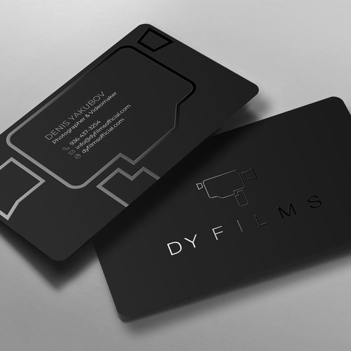 Business card for video production company Design by chandrayaan.creative