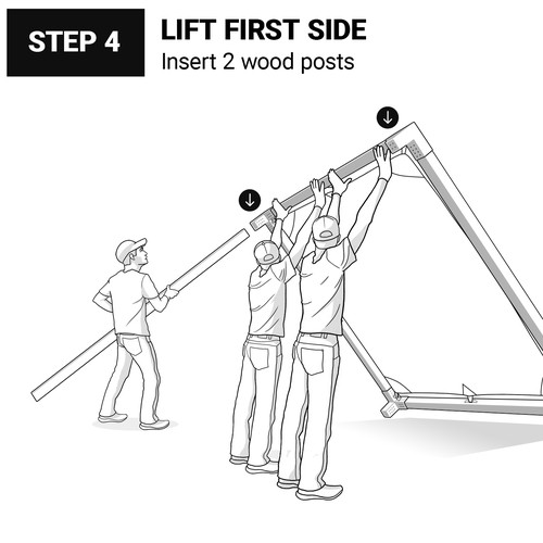Designs INSTRUCTION MANUAL (PERGOLA) TOJA GRID INC. Other art or