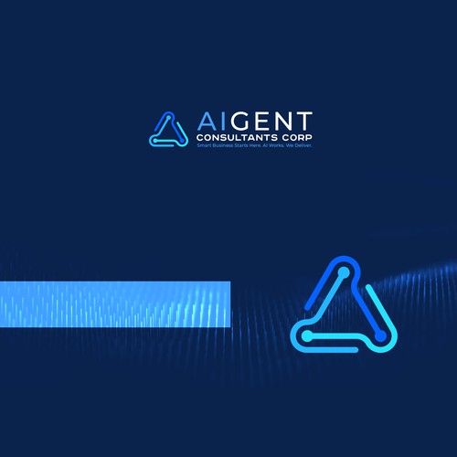 AI Agent Company: Appealing to small to medium sized businesses. Design by Brandstar™