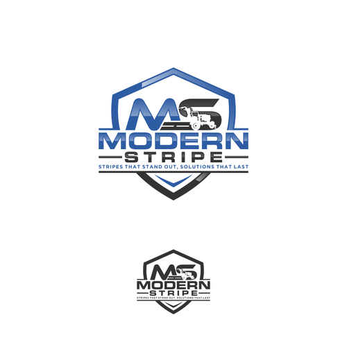 Create Modernized Logo for a Professional Parking Lot Line Striping Company Design by Log_In