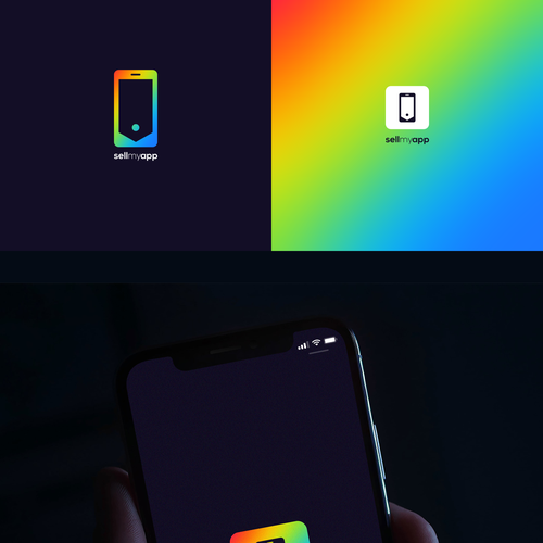 Colorful circular app website logo for marketplace for global developers Design by · Alex ·
