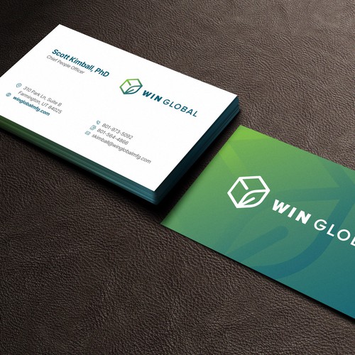 WIN Global Business Card Design Design by Budiarto ™