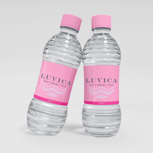 Label design for [beauty mineral water] for women Design by Mamun's_Creation