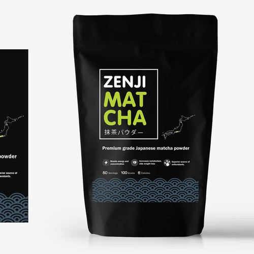 Japanese Matcha Product Needs Label - *GUARANTEED & BLIND* Design by cynemes