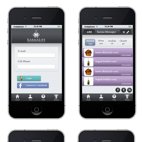 mobile app design required Design by Clovex Design Studio