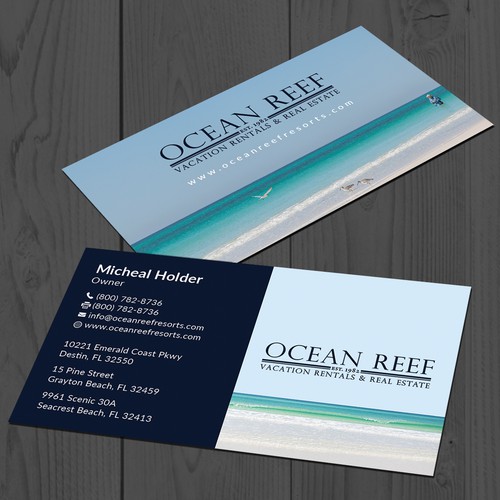 Design a fun, beach-inspired Business Card Design by TanLearn