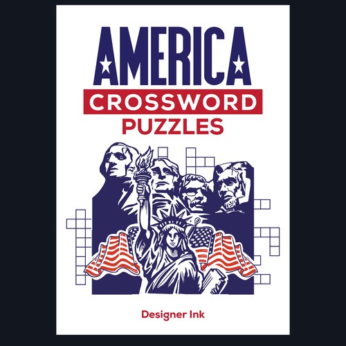 America Crossword Puzzles. Patriotic, Americana, Simple, Basic Design by Ceros Design