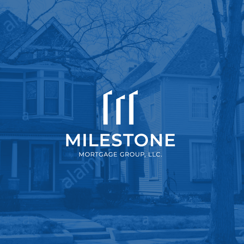 Milestone Mortgage Logo Design by Alex Kotenko