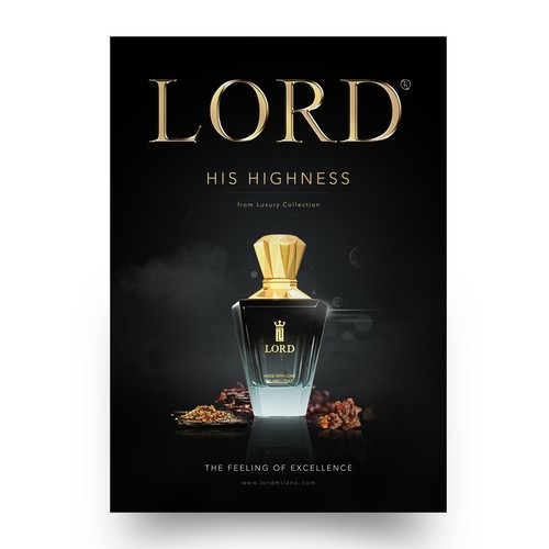 Design Poster  for luxury perfume  brand Design by Ritesh.lal