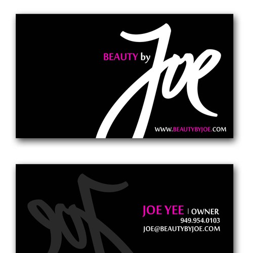 Create the next stationery for Beauty by Joe デザイン by mrsq