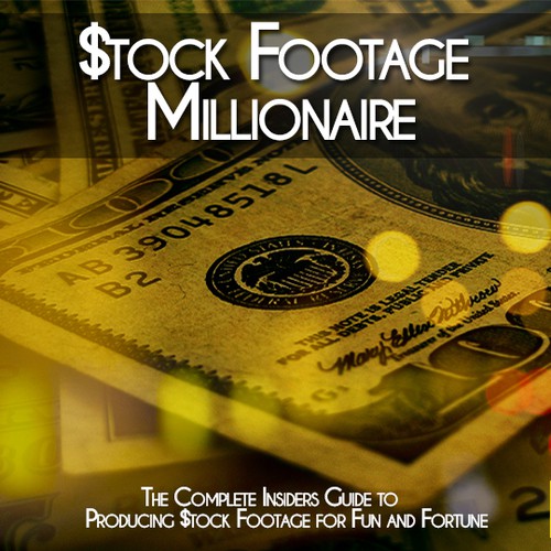 Eye-Popping Book Cover for "Stock Footage Millionaire" Réalisé par iamGrv