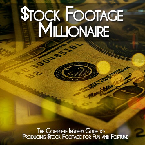 Eye-Popping Book Cover for "Stock Footage Millionaire" Diseño de iamGrv