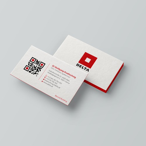 Design"Glory"さんのDELTA Business Card Relaunchデザイン